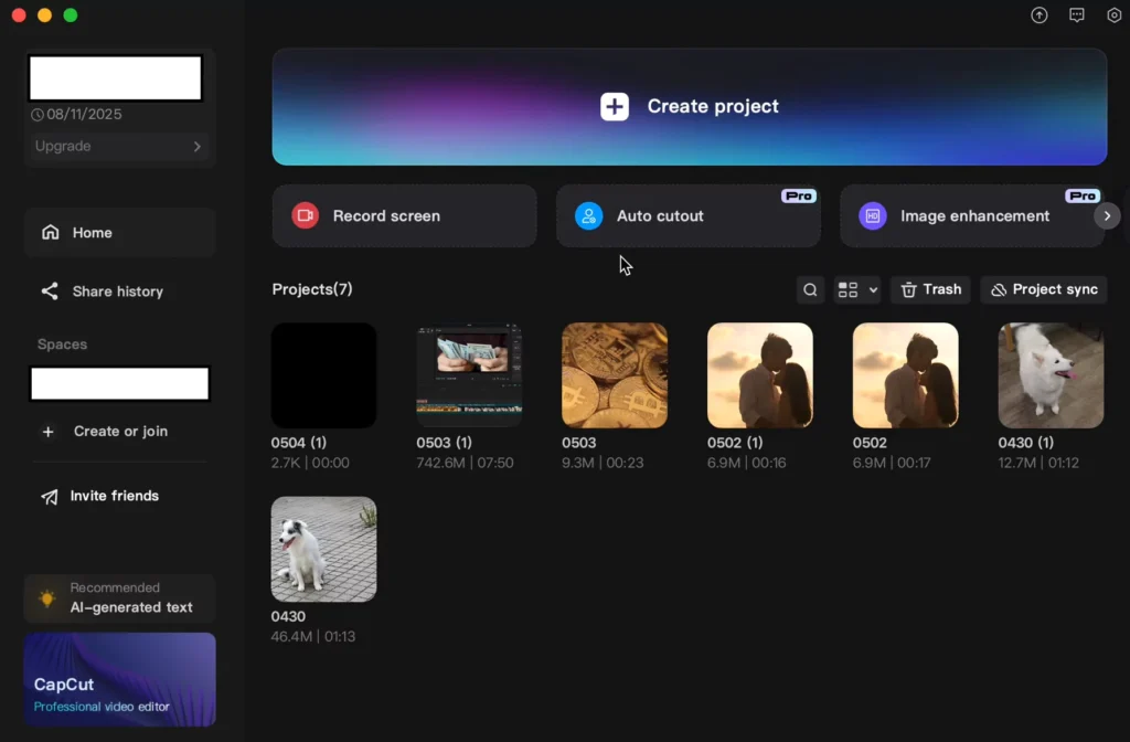 CapCut AI background remover and auto-cutout feature for professional video editing