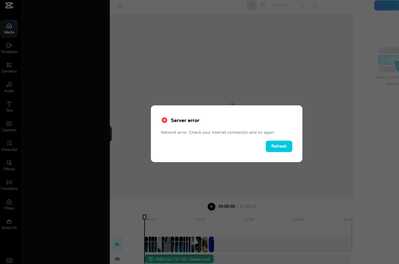 Capcut browser down server error Capcut browser down server error